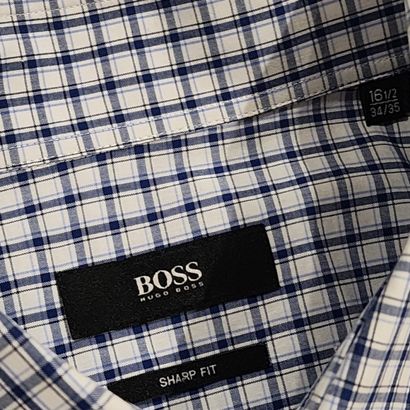 Hugo Boss Sharp Fit Button Down 16.5 - Picture 3 of 5